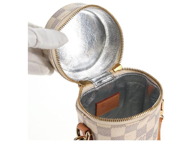 LOUIS VUITTON Porta bottiglia Damier Azur Borsa GI0373 Auth 128175V - vista 24