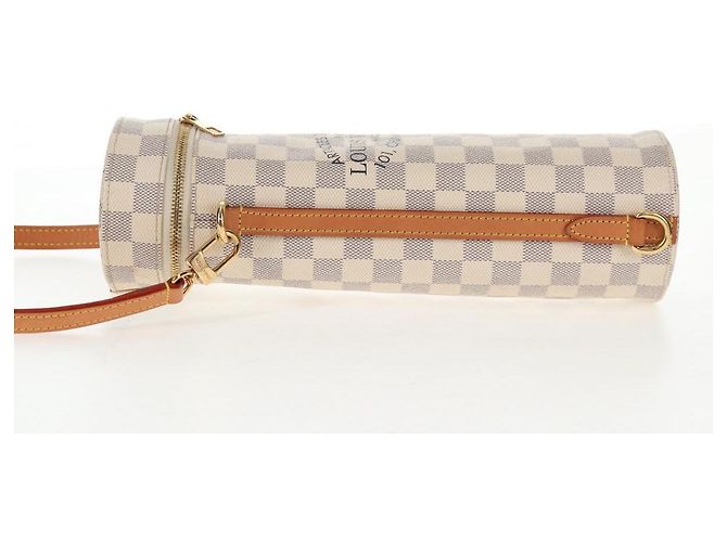 LOUIS VUITTON Porta bottiglia Damier Azur Borsa GI0373 Auth 128175V - vista 3