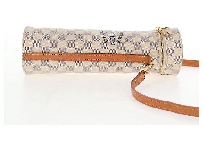 LOUIS VUITTON Porta bottiglia Damier Azur Borsa GI0373 Auth 128175V - vista 4