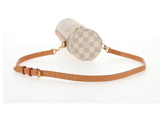 LOUIS VUITTON Porta bottiglia Damier Azur Borsa GI0373 Auth 128175V - vista 7