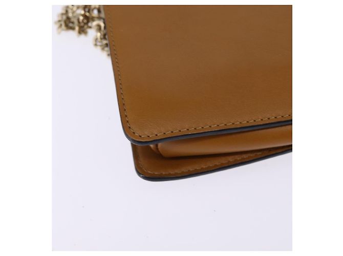 Chloé Borsa a Spalla Chloe Fay in Pelle Scamosciata Beige Oro Auth BA5749 D'oro - vista 15