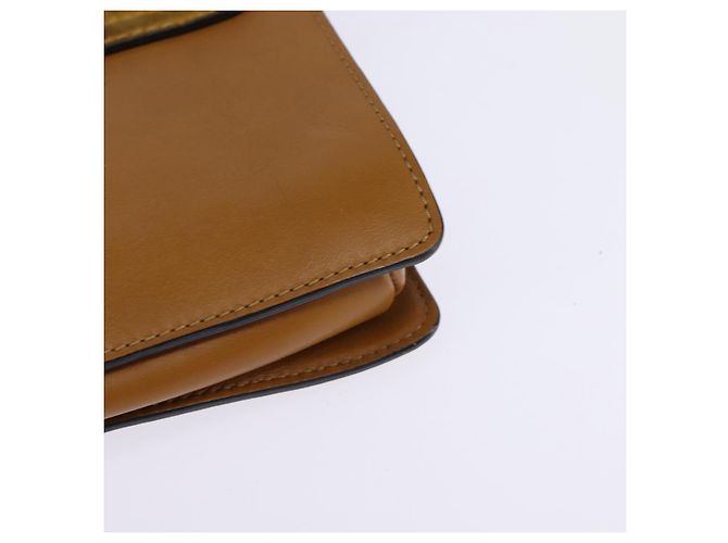 Chloé Borsa a Spalla Chloe Fay in Pelle Scamosciata Beige Oro Auth BA5749 D'oro - vista 16