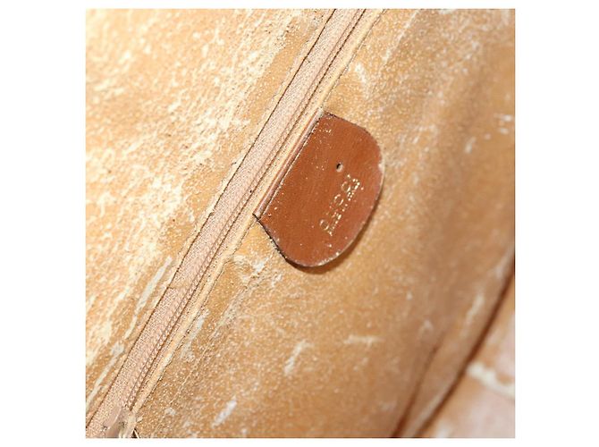 Borsa a Spalla Gucci Bamboo in Pelle 2 in 1 Marrone Oro 001 1781 1577 Auth 140200 - vista 18