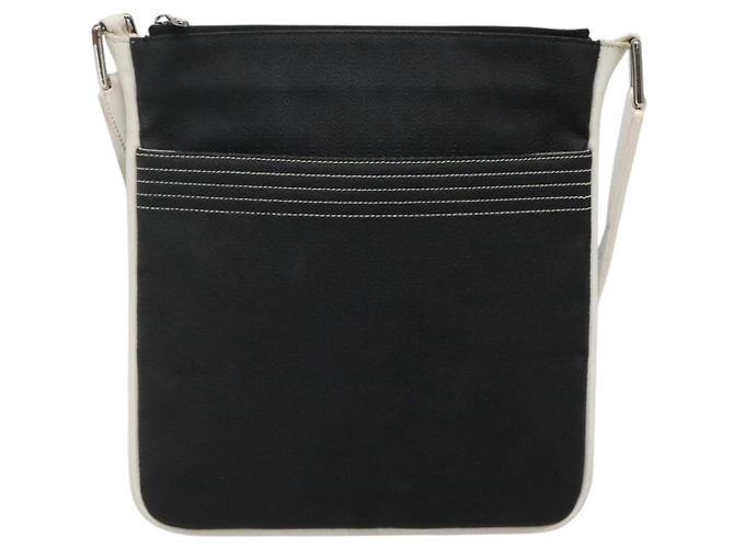 Borsa a Spalla LOEWE PVC Nero Argento Auth 141812 - vista 13