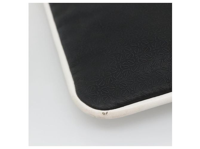 Borsa a Spalla LOEWE PVC Nero Argento Auth 141812 - vista 16