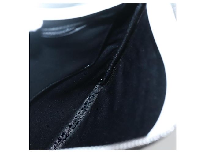 Borsa a Spalla LOEWE PVC Nero Argento Auth 141812 - vista 18