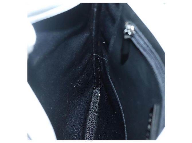Borsa a Spalla LOEWE PVC Nero Argento Auth 141812 - vista 19