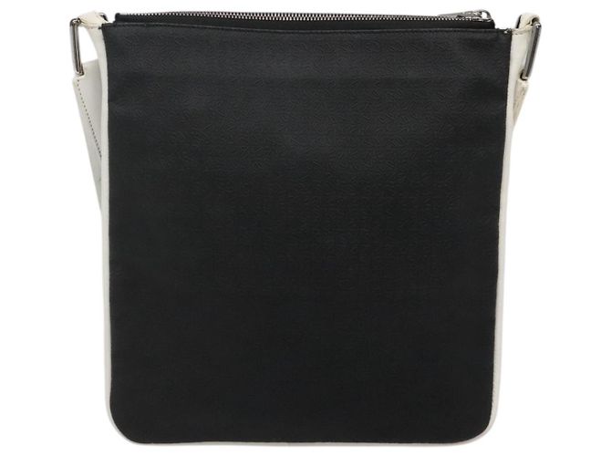 Borsa a Spalla LOEWE PVC Nero Argento Auth 141812 - vista 2