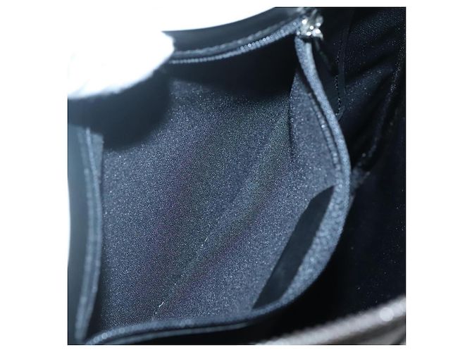 Borsa a Spalla LOEWE PVC Nero Argento Auth 141812 - vista 20