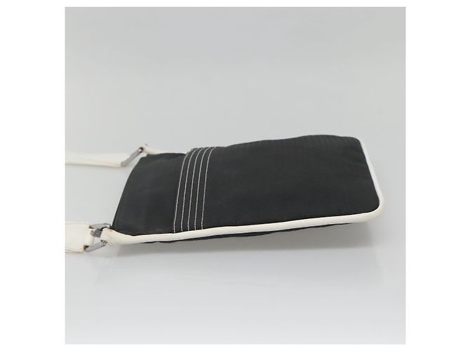 Borsa a Spalla LOEWE PVC Nero Argento Auth 141812 - vista 3