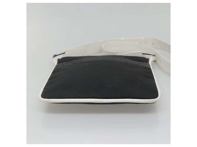 Borsa a Spalla LOEWE PVC Nero Argento Auth 141812 - vista 5