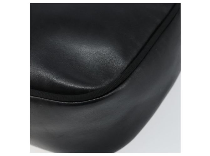 Borsa a Spalla Vala in Pelle Nera e Oro Auth BA5962 di Salvatore Ferragamo Nero D'oro - vista 15