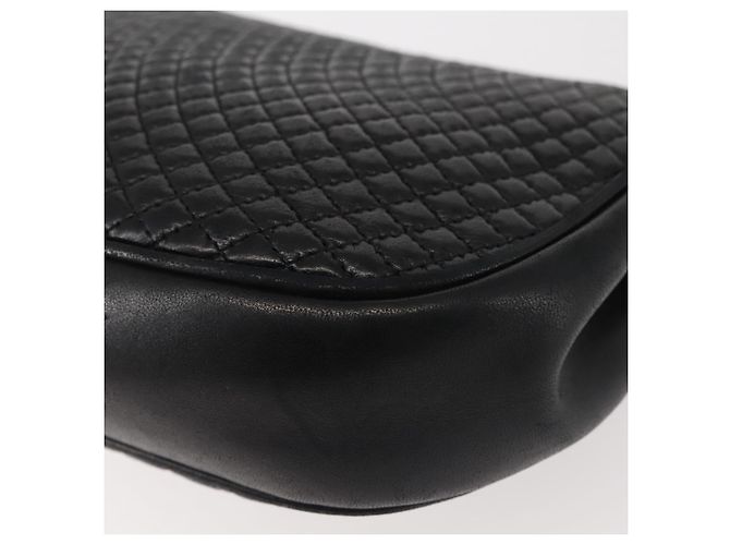 BALLY Borsa a Spalla con Catena Pelle Nera Oro Auth BA5751 Nero D'oro - vista 18