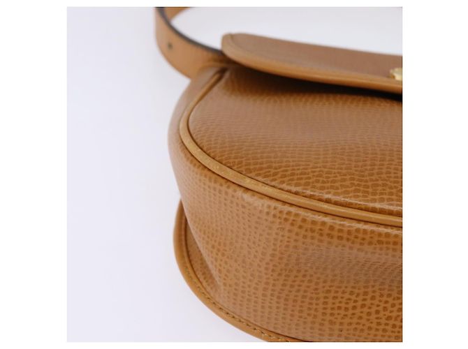 Borsa a Spalla Christian Dior in Pelle Beige Oro Auth BA5737 D'oro - vista 14