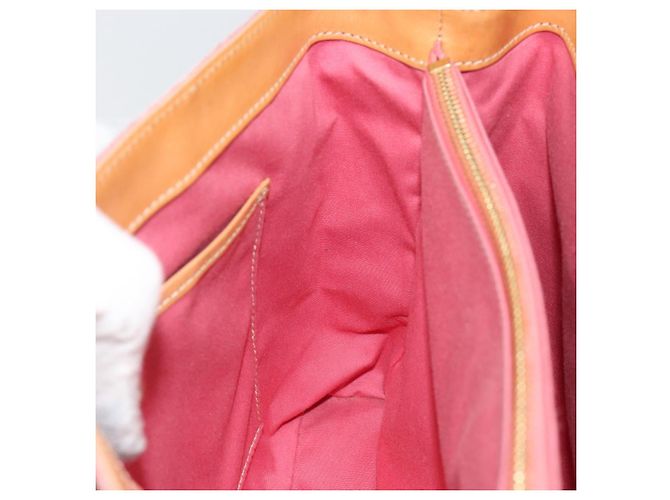 Céline Borsa a mano in tela Macadam C di CELINE in suede rosa e oro Auth bs29469 D'oro - vista 18
