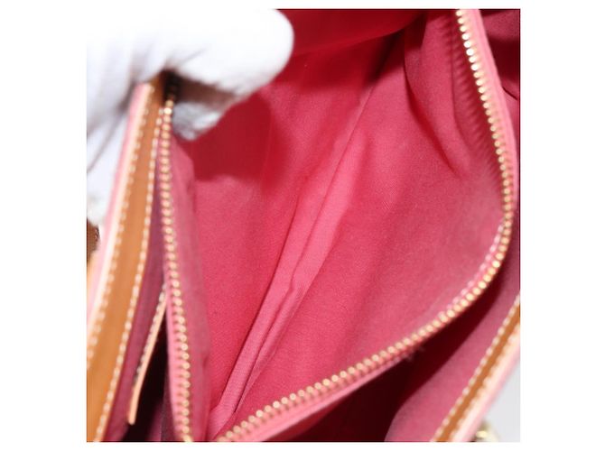 Céline Borsa a mano in tela Macadam C di CELINE in suede rosa e oro Auth bs29469 D'oro - vista 21