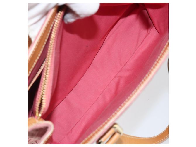 Céline Borsa a mano in tela Macadam C di CELINE in suede rosa e oro Auth bs29469 D'oro - vista 22