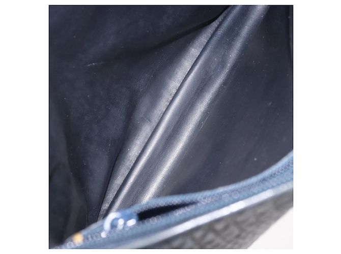 Bally Borsa a Spalla in Pelle Blu Navy Oro Auth BA5894 D'oro - vista 22