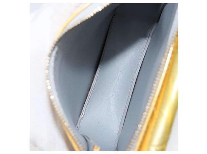 LOUIS VUITTON Bolsa de Accesorios Motto Monogram Vernis Gris M91030 LV Auth 142835 - vista 11