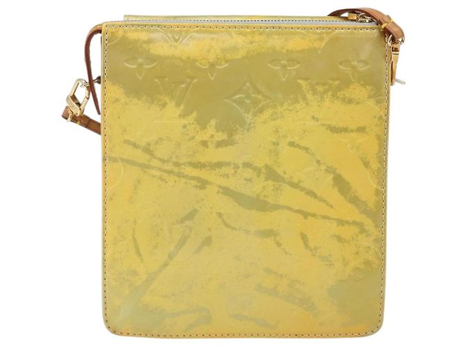 LOUIS VUITTON Bolsa de Accesorios Motto Monogram Vernis Gris M91030 LV Auth 142835 - vista 2