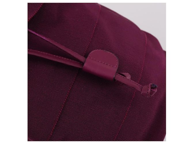 Zaino in tela Salvatore Ferragamo con catena viola e oro Auth gh681 D'oro Porpora - vista 14