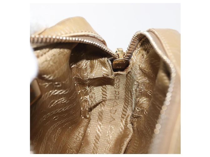 PRADA Borsa a mano in pelle 2 in 1 Oro Auth 142998 D'oro - vista 21