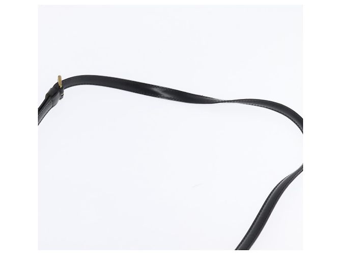 LOUIS VUITTON Epi Porta Documenti a Tracolla Nera M54462 LV Auth BA6261 Nero - vista 15