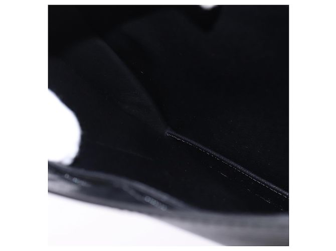 LOUIS VUITTON Epi Porta Documenti a Tracolla Nera M54462 LV Auth BA6261 Nero - vista 23