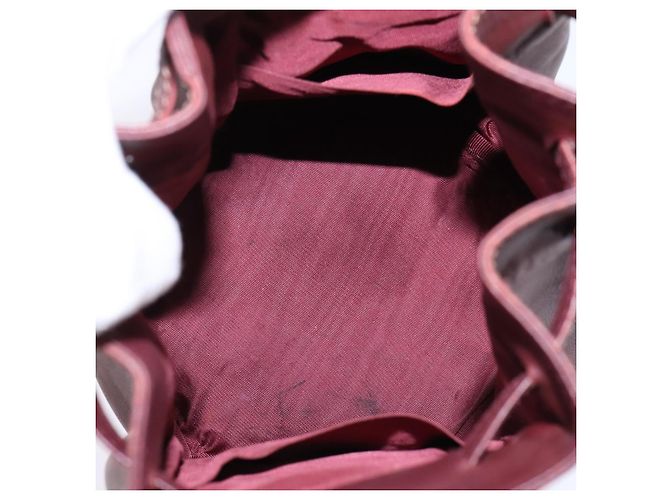 Cartier Borsa a Spalla Must Line in Pelle Bordeaux Oro Auth BA6388 D'oro Bordò - vista 15