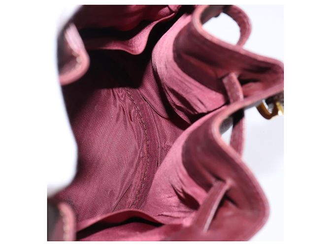 Cartier Borsa a Spalla Must Line in Pelle Bordeaux Oro Auth BA6388 D'oro Bordò - vista 16