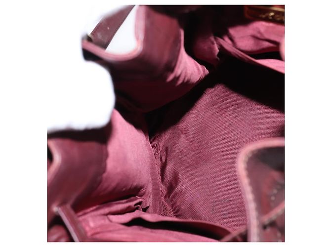 Cartier Borsa a Spalla Must Line in Pelle Bordeaux Oro Auth BA6388 D'oro Bordò - vista 17