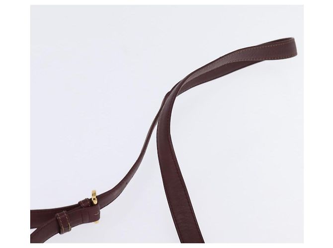 Cartier Borsa a Spalla Must Line in Pelle Bordeaux Oro Auth BA6388 D'oro Bordò - vista 8