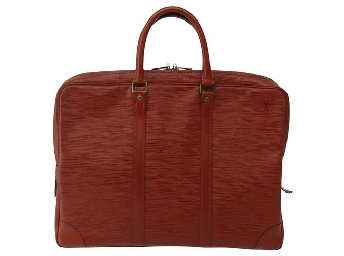 LOUIS VUITTON Epi Porta Documenti da Viaggio Borsa Business Marrone M54478 Auth 143107 - vista 13