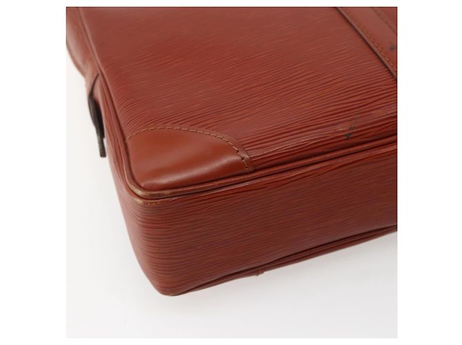 LOUIS VUITTON Epi Porta Documenti da Viaggio Borsa Business Marrone M54478 Auth 143107 - vista 15