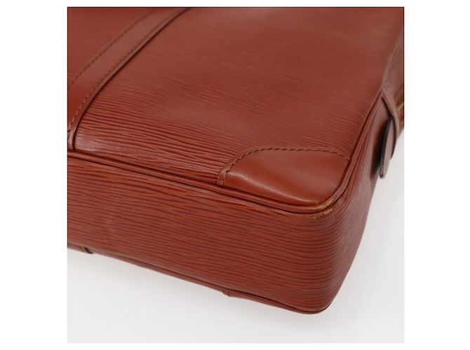 LOUIS VUITTON Epi Porta Documenti da Viaggio Borsa Business Marrone M54478 Auth 143107 - vista 16