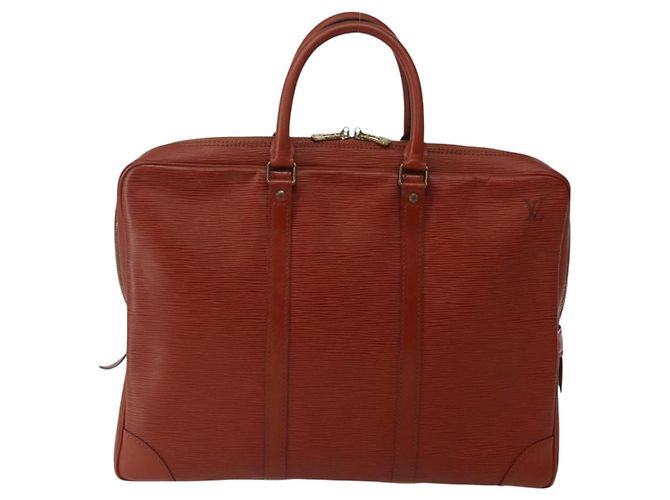 LOUIS VUITTON Epi Porta Documenti da Viaggio Borsa Business Marrone M54478 Auth 143107 - vista 2