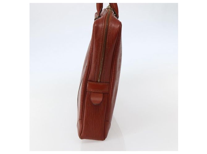 LOUIS VUITTON Epi Porta Documenti da Viaggio Borsa Business Marrone M54478 Auth 143107 - vista 4