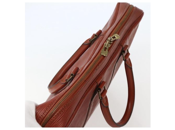LOUIS VUITTON Epi Porta Documenti da Viaggio Borsa Business Marrone M54478 Auth 143107 - vista 6