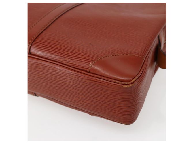 LOUIS VUITTON Epi Porta Documenti da Viaggio Borsa Business Marrone M54478 Auth 143107 - vista 8