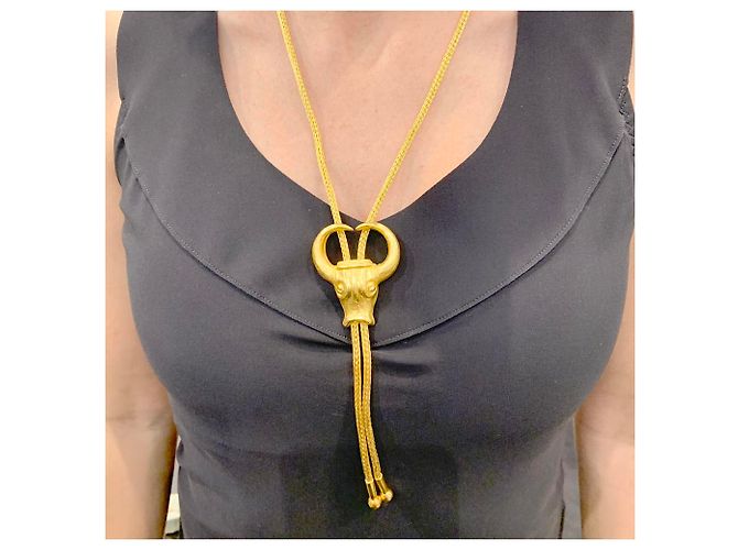 Collana LALAOUNIS, "Toro", oro giallo. - vista 7