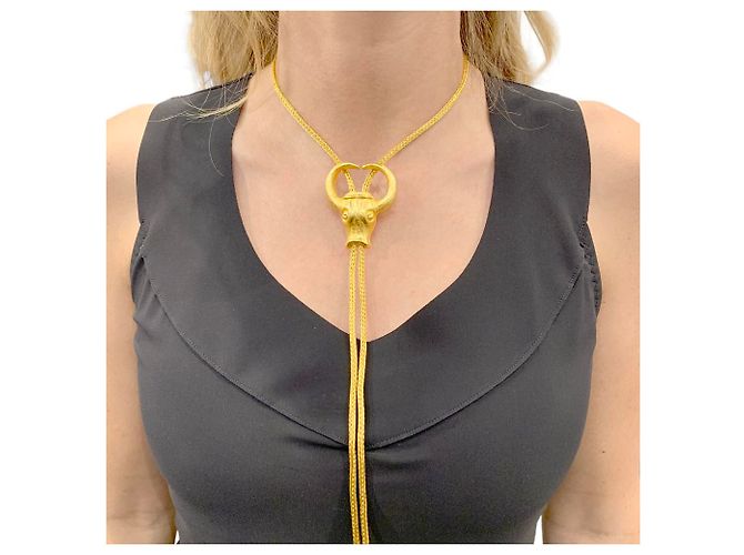 Collana LALAOUNIS, "Toro", oro giallo. - vista 8