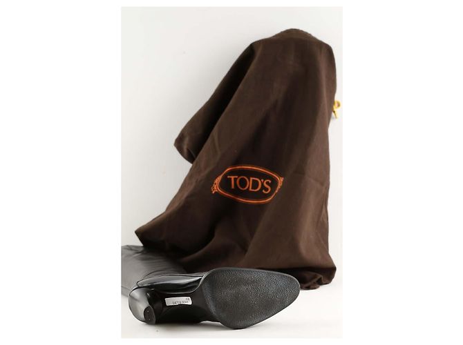 Tod's Bottes en cuir noires - vue 6