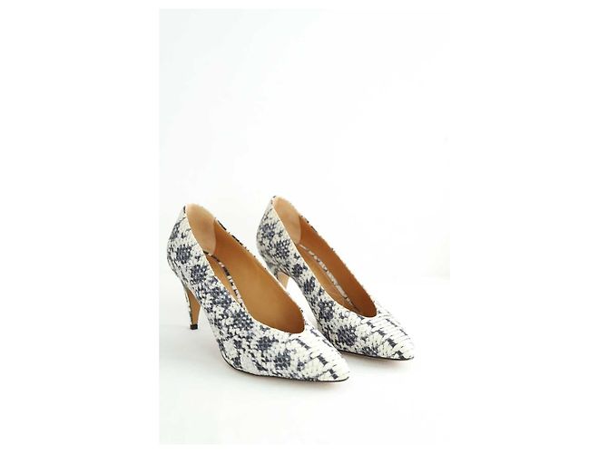 Isabel Marant Tacchi in pelle multicolore - vista 3