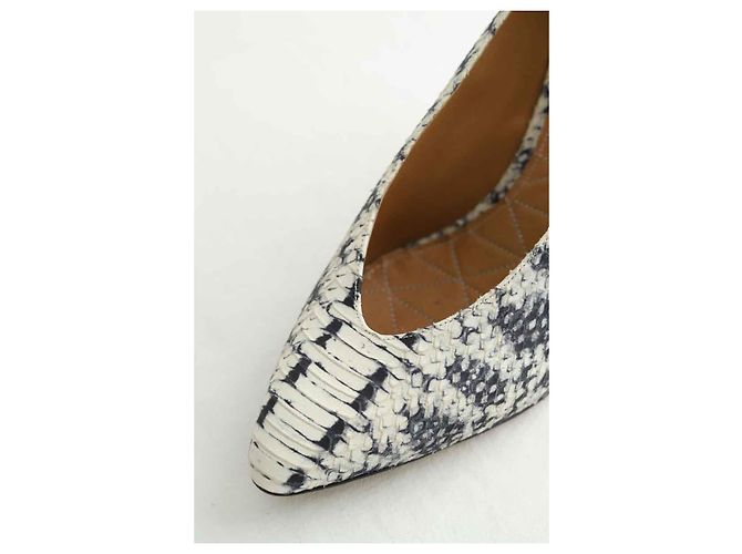 Isabel Marant Tacchi in pelle multicolore - vista 4