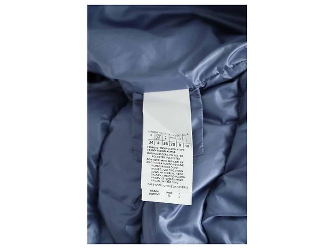 Marella Blue down jacket - view 6