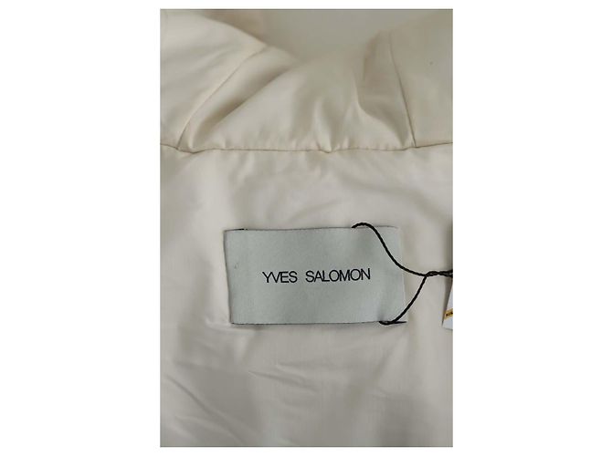 Yves Salomon White fur coat - view 5