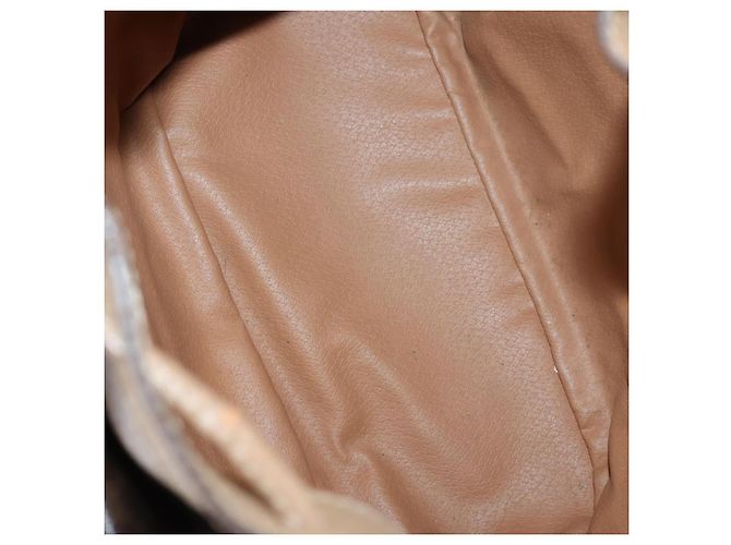 Céline Borsa a Spalla in Tela Macadam CELINE in Pelle PVC Marrone Auth gh633 - vista 16