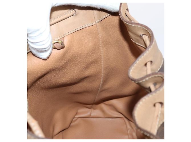 Céline Borsa a Spalla in Tela Macadam CELINE in Pelle PVC Marrone Auth gh633 - vista 17