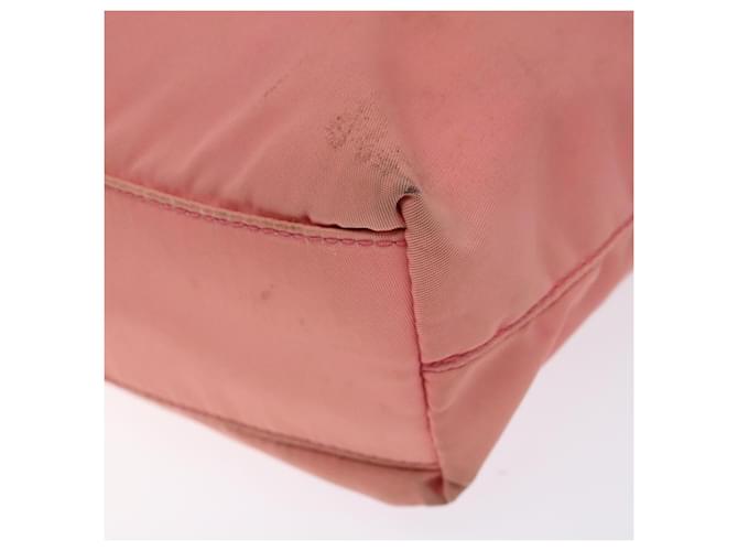 PRADA Borsa a mano in nylon rosa Auth gh489 - vista 10