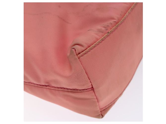 PRADA Borsa a mano in nylon rosa Auth gh489 - vista 11